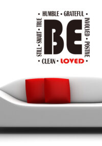 Wall Art Decal: BE LOVED