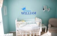 Kids Wall Decal Stickers - Personalized Name: Prince